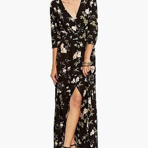Milumia Button up split summer floral dress